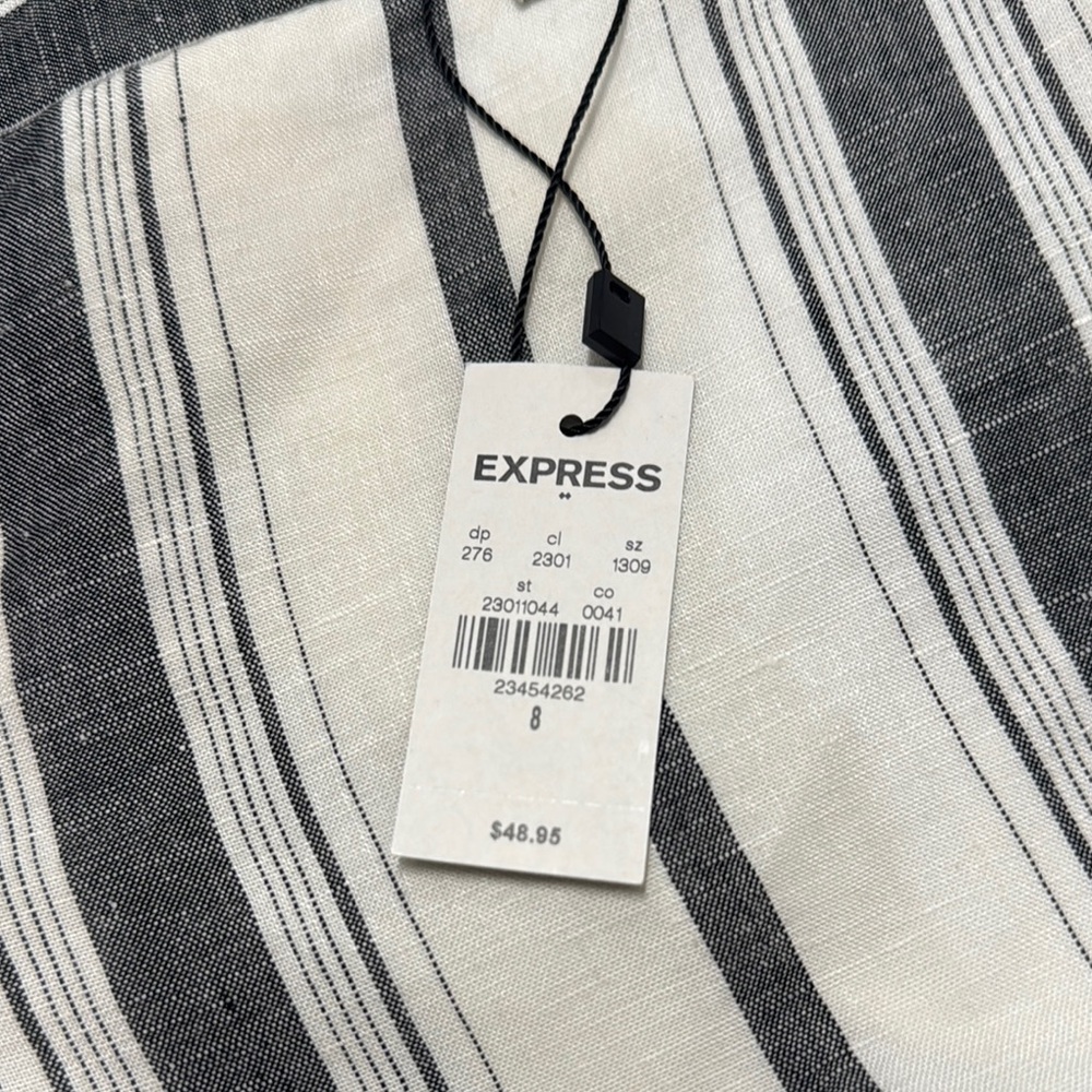 Express Midi Mid Rise Shorts - Picture 5 of 6